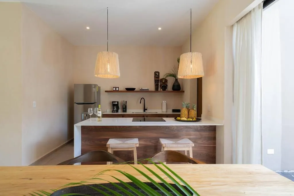 Departamento Boho Chic, Alberca Privada , Centrico Apartment Tulum