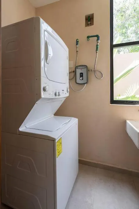 Apartmán Departamento Boho Chic, Alberca Privada , Centrico Tulum Mexiko