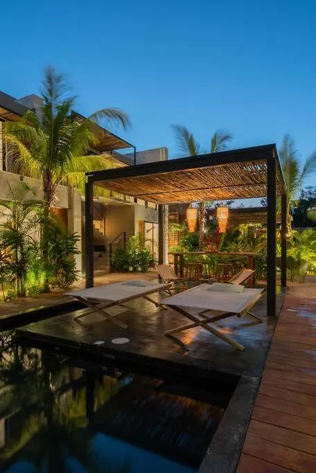 Apartmán Departamento Boho Chic, Alberca Privada , Centrico Tulum