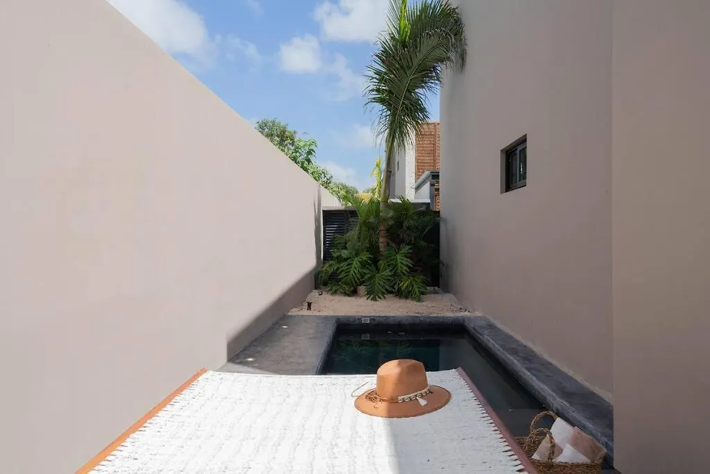 Apartmán Departamento Boho Chic, Alberca Privada , Centrico Tulum