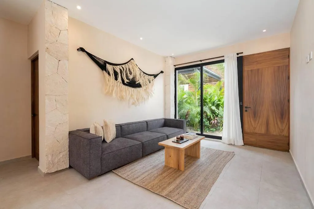 Apartmán Departamento Boho Chic, Alberca Privada , Centrico Tulum Mexiko