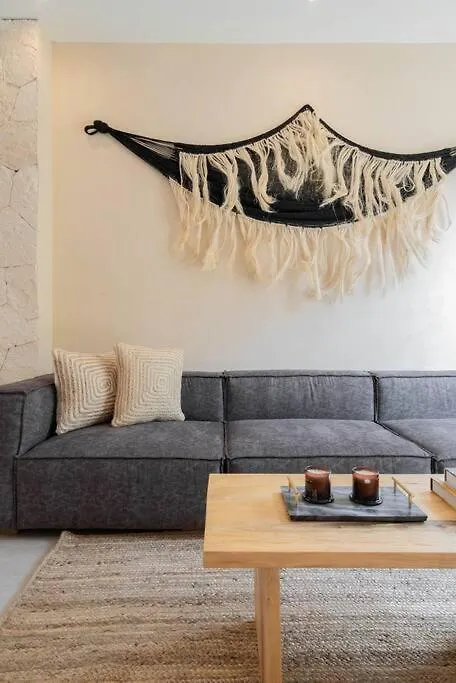 Apartmán Departamento Boho Chic, Alberca Privada , Centrico Tulum Mexiko